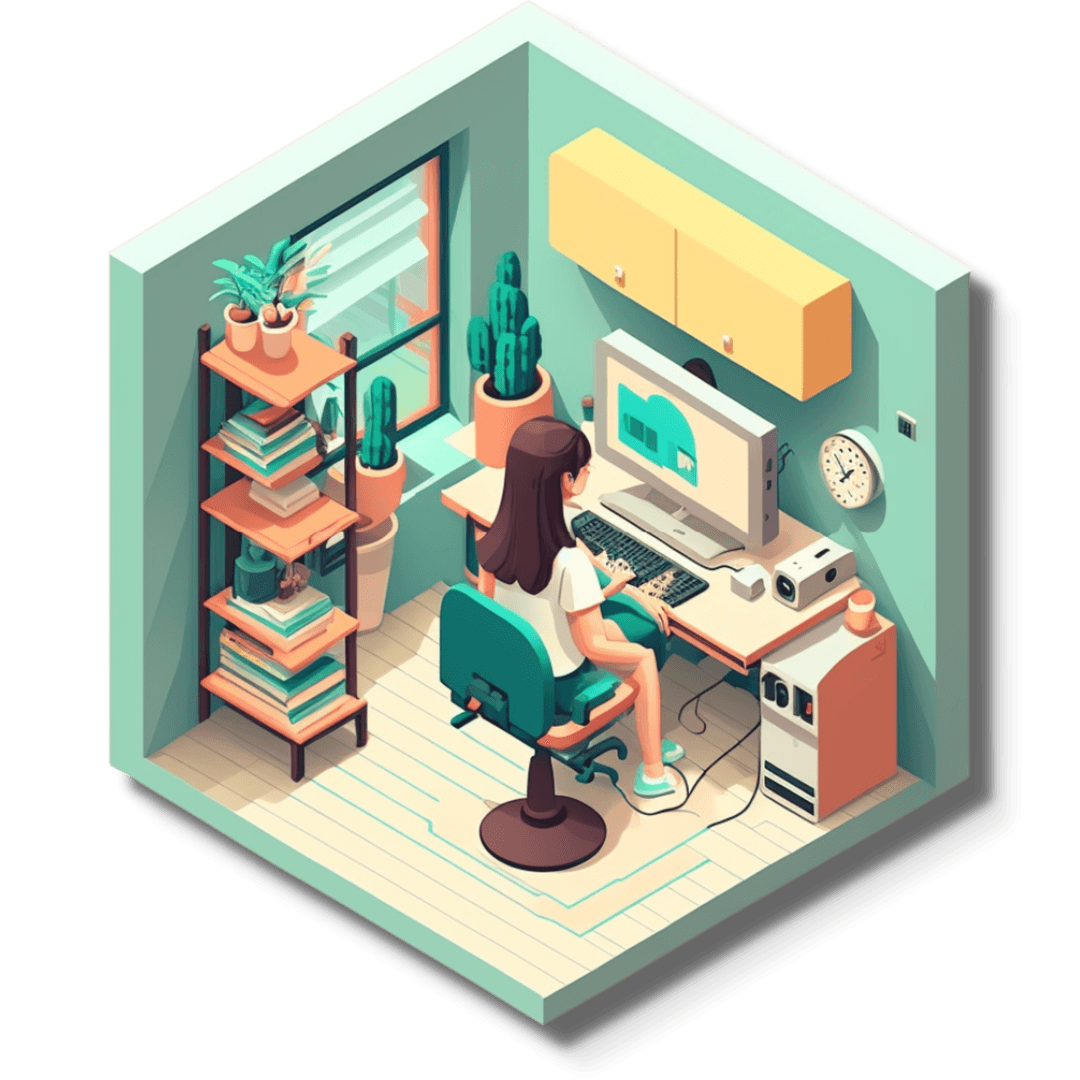 Desk Research Illustration